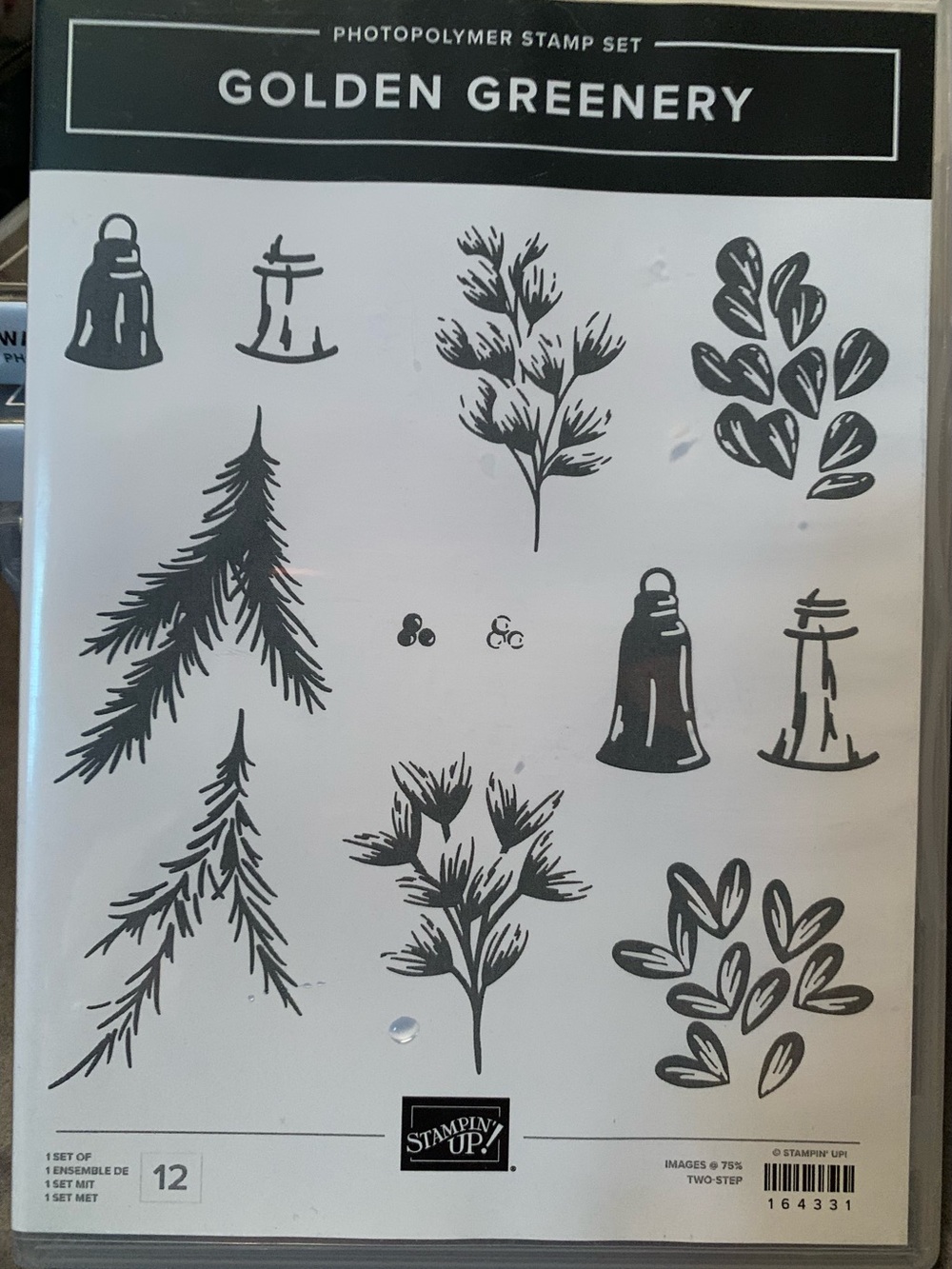 Stampin' Up! Golden Greenery Stamp Set - Rare ⭐️